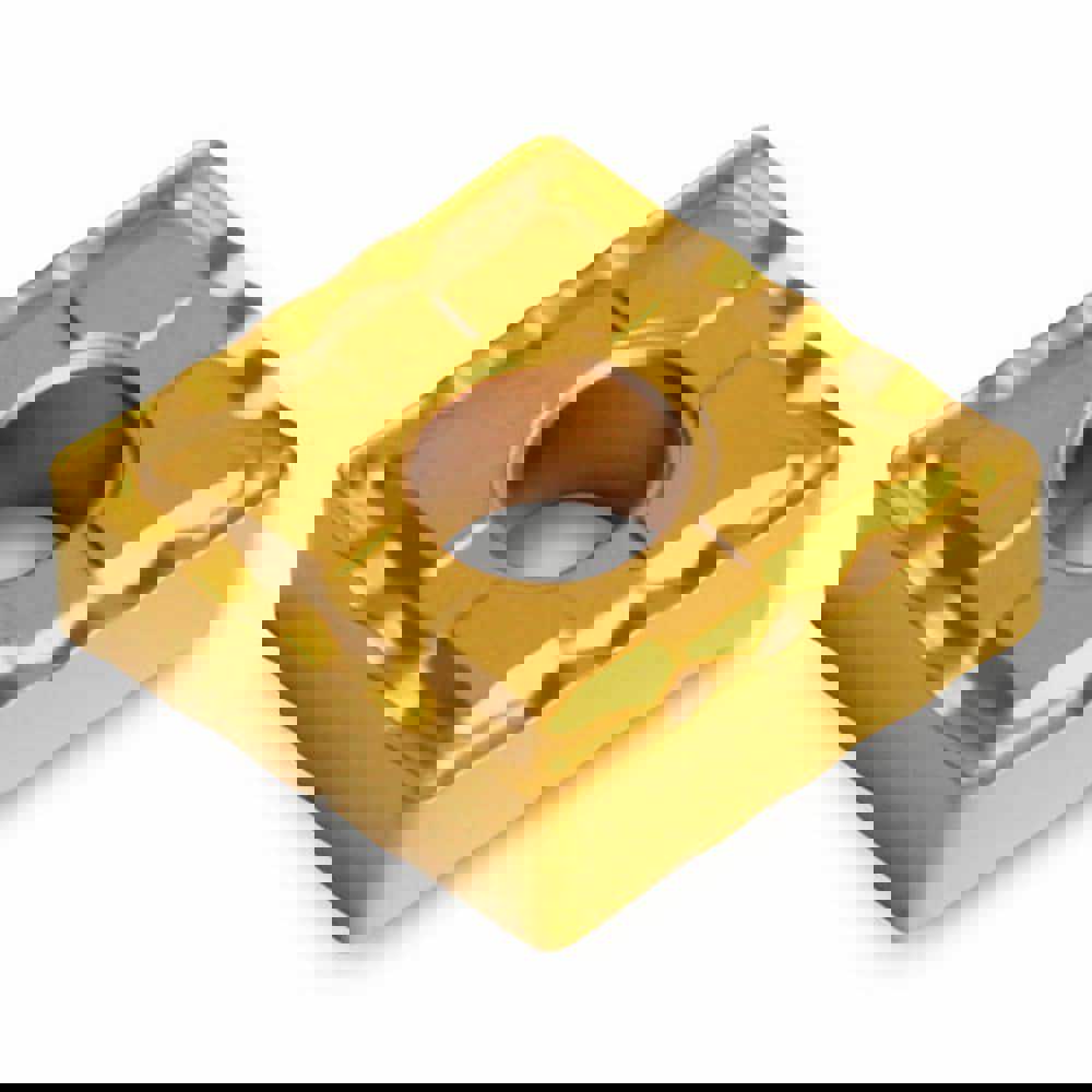Turning Inserts; Relief Angle: 0 ; Corner Radius (Decimal Inch): 0.0310 ; Included Angle: 80 ; Manufacturer Grade: TT8125B ; Coating/Finish: Al2O3; TiCN; Titanium Nitride ; Wiper Edge: No